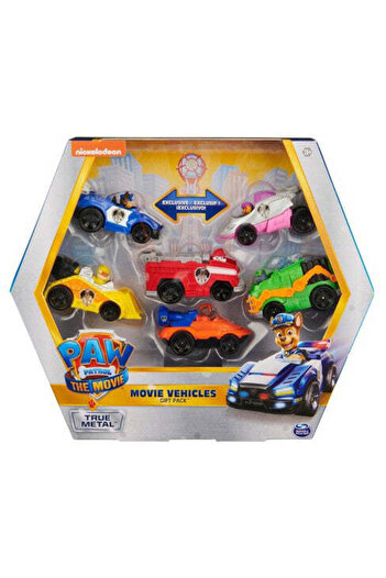 PAW PATROL Set of - Movie Vehicles, 6 Cars
