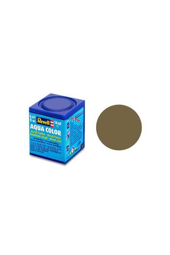 REVELL Matt Olive Brown Paint RAL 7008 18ml