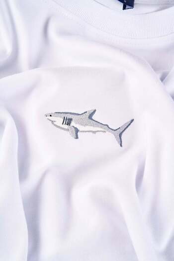 WWF Market Μπλουζάκι Big White Shark Premium - Λευκό