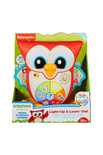 FISHER PRICE Interactive Toy Hungarian Owl with Activities, MTHJN 60