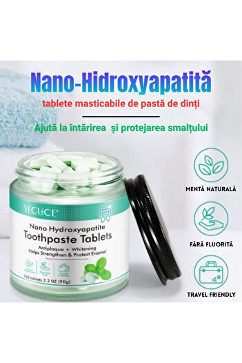 OEM Toothpaste tablets with hydroxyapatite for whitening and enamel protection | 150 pcs, IKZEE®