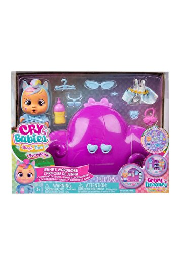 Cry Babies Set jucarie pentru fete Garderoba lui Jenna Magic Tears