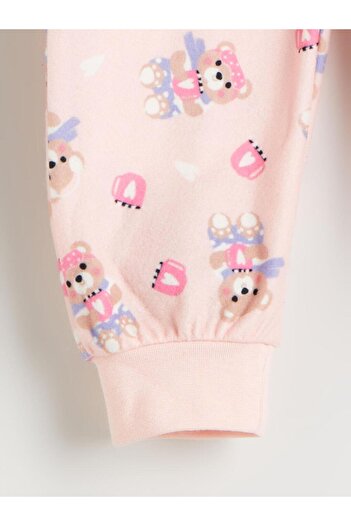 LC Waikiki Hooded Patterned Fleece Girls' Sleeping Bag (W5)