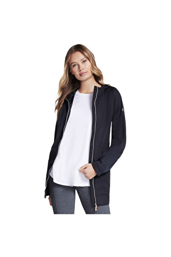 SKECHERS Geacă GOwalk Anorak Jacket, Albastră, Femei