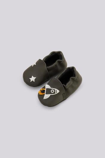 Layette Bg Store Baby Boy Anthracite Booties