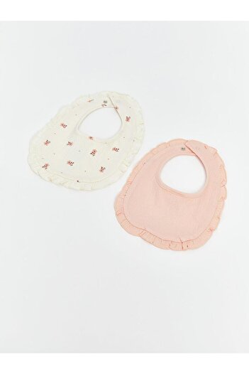 LC Waikiki Printed Baby Girl Bib Set of 2 (W5)