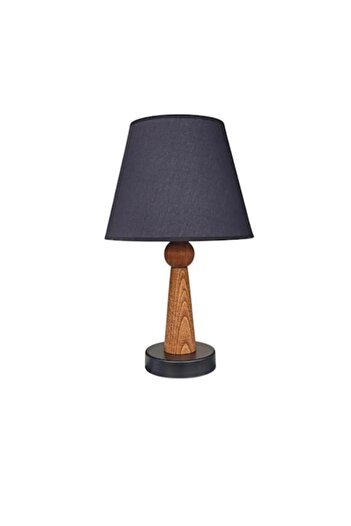 DEDE Legna Lamp Shade Double Wooden Black with Black Cap Statically Painted