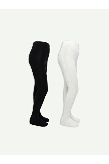 LC Waikiki Basic Girls' Pantyhose 2-Pack (W5)