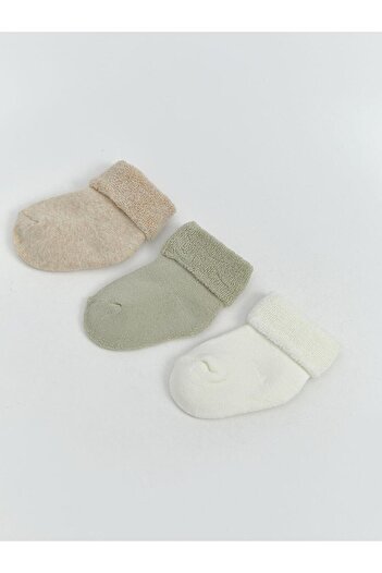 LC Waikiki Baby Boy Towel Socks 3-Piece Set (W5)