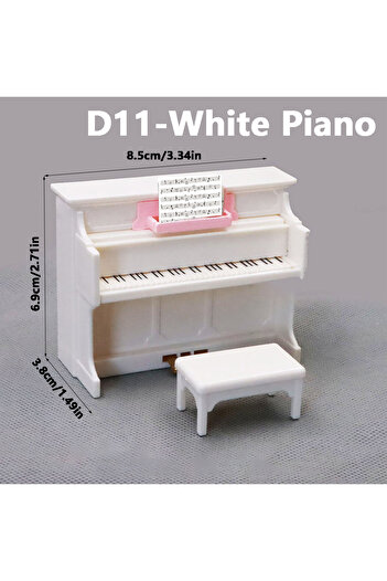 Choice1 D11-W Doll House 1:12 Miniature Furniture Kitchen Toy Dining Table Dollhouse Accessories Montessori