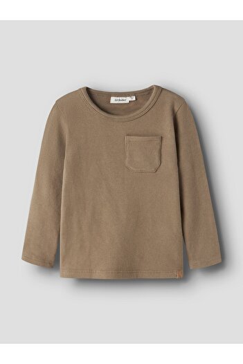 Lil' Atelier Oberteil mit langen Ärmeln Slim Fit