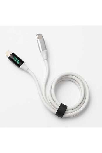 Unison Cablu de Date TYPE-C TO LIGHTNING, FAST CHARGING, AFISAJ DIGITAL, 1000MM, 3.4A, SAFETY PROTECTION