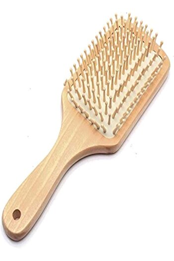 AMYTIS GARDEN Wooden Anti Static Comb Beige