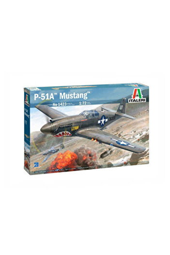 İtaleri P-51 A Mustang 1:72 Plastic Model Kit