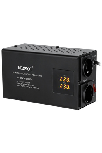 Kemot Automatic Voltage Stabilizer 2000 VA Wall-mounted SER-2000-W