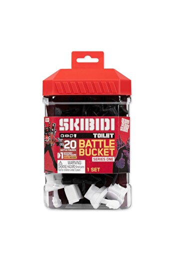 Bonkers Set figurine Skibidi Toilet S 1 Battle Bucket 20 mini figurine BONSKI 1350