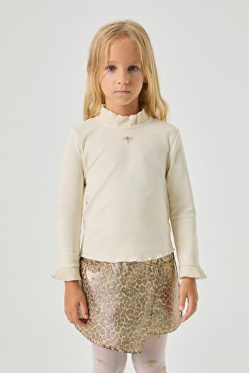 Tyess BG Store Girl's Ecru Blouse