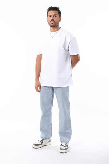 Rodrigo Men's Baggy Fit Loose Cut Washed Casual Jeans