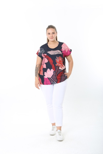 XL Modam Women's Lycra Viscose Plus Size Blouse
