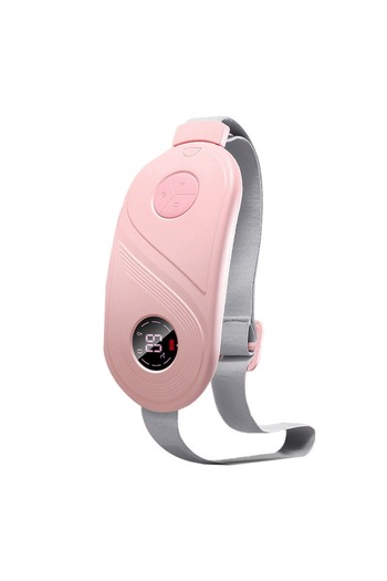 Tradeo Intelligent Heating Pad with Digital Display, 3 Temperature Modes 50-60°C, Vibration Massage, Pink