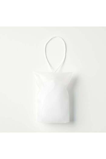 Muji Portable Body Net with Case, L 40 cm, White