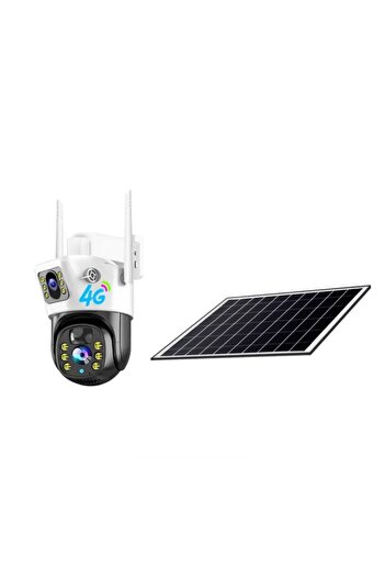 Bekcam Camera de supraveghere WIFI Hongnaer VCS-09, 4MP, incarcare solara, two-way audio, Micro SD card, du