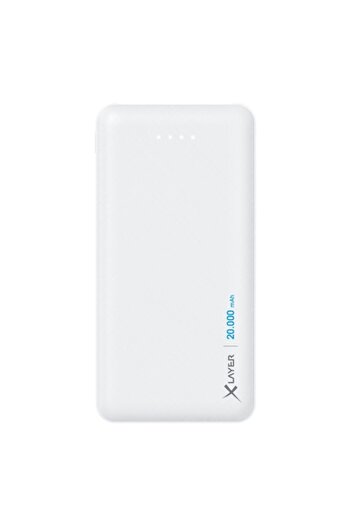 xLayer PowerBank 20000mAh XLayer, 2 x USB, 1 x USB-C, 74 Wh, White