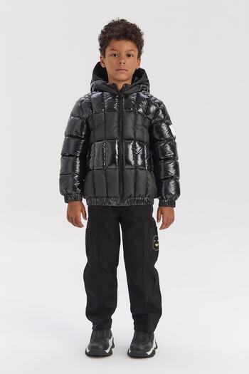 Nebbati BG Store Boy's Black Coat