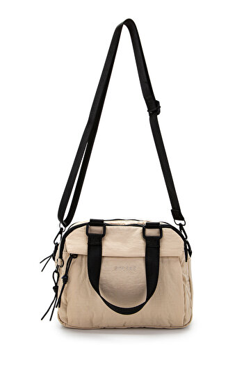 minebag Klinkır Fabric Women's Crossbody Bag Gale Cream