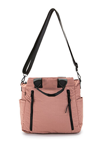 minebag Klinkır Fabric Women's Crossbody Bag Darrel Pink