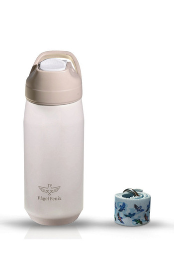 Fagel Fenix 550 ml Sliding Pale Peach Double Layer Stainless Steel Flask