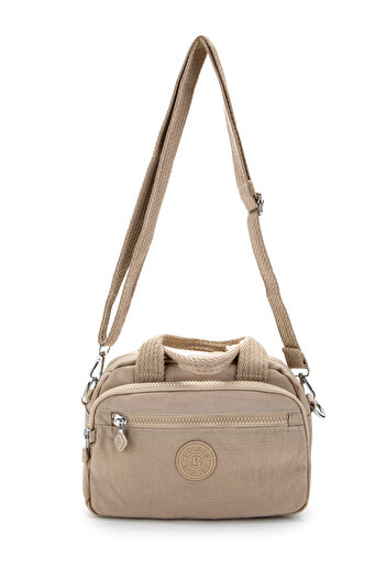 minebag Klinkır Fabric Women's Crossbody Bag Shay Cream