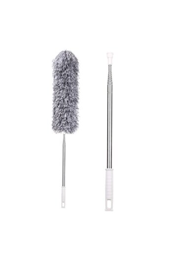 AB HOMES Dust Brush with Flexible Microfiber Head and Telescopic Handle 82cm-280cm