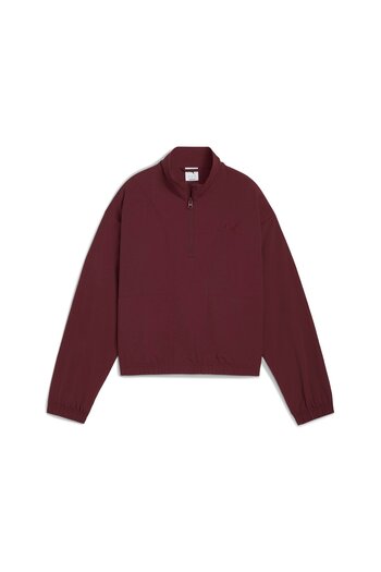 Puma Her Woven Half-Zip Crew Women's Adult Sweatshirt