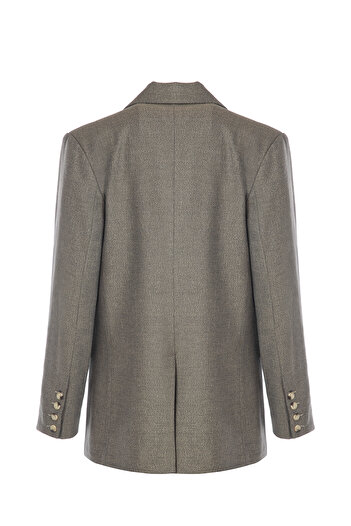 F&K 3X2 Textured Blazer Jacket