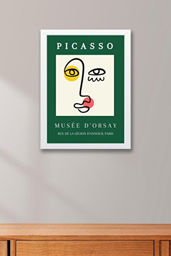 Saturn Pablo Picasso Musee D' Orsay Framed Painting - Eclectic Style Wall Decor