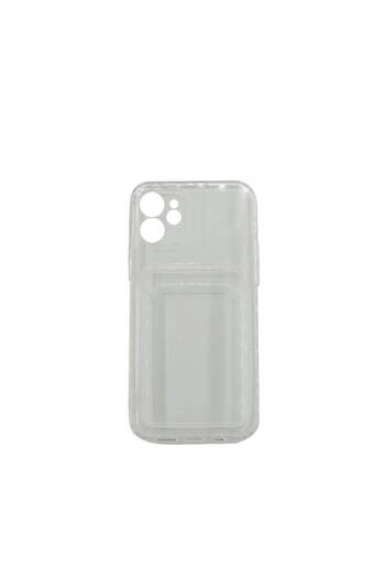 Teo Protective Case with Card Holder Compatible with Samsung Galaxy A52 Transparent