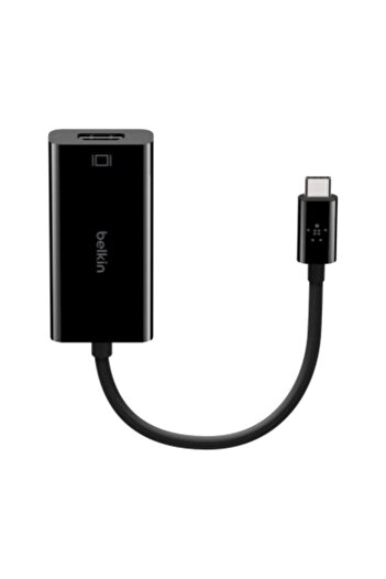 Belkin 60W USB-C to HDMI Adapter Plus Charge BKN-AVC002BTBK Black