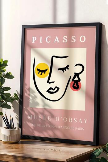 Saturn Pablo Picasso Musee D' Orsay Framed Painting - Eclectic Style Wall Decor