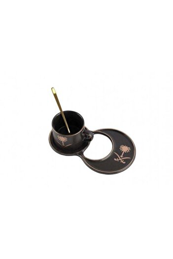 HOMEVEO Porcelain Cup With Spoon and Saucer