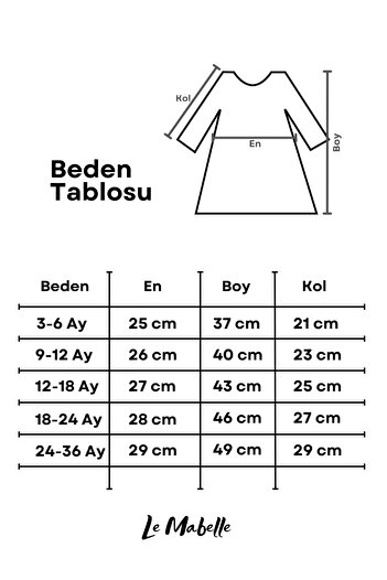 Le Mabelle Bej Tavşan Nakışlı Kız Bebek Müslin Elbise - Lynne