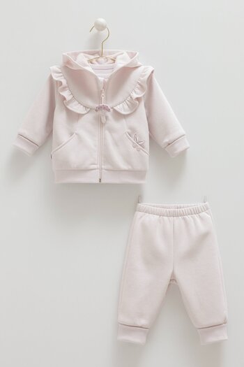 Caramell Mushroom Zippered Triple Set (for 03-24 Months) - Lila