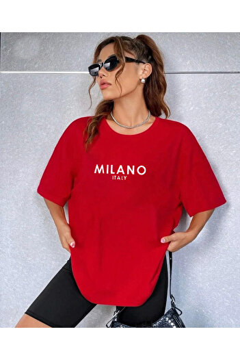 AR&YOS Milano Italy Printed Unisex Oversize T-Shirt