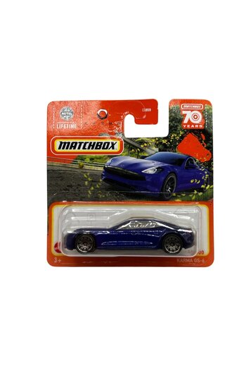 Matchbox Metal Car, Karma GS-6, 70th Anniversary Edition, 1:64, Purple