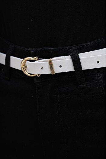 Desre Moda Gold Buckle Women's Belt Trouser Belt Jeans Belt Coat Belt Shirt Belt