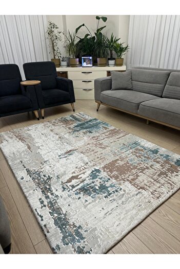 MODKLAS Elastic Micro Fleece Carpet Cover - Washable - Thick Fabric - 4M2=160X230 Cm, 6M2=200X300 cm