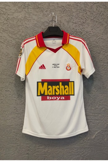 Flextreme Galatasârâ'Y=Efsanêsi-Hagi Retr'O Short Sleeve White Adult Football Jersey