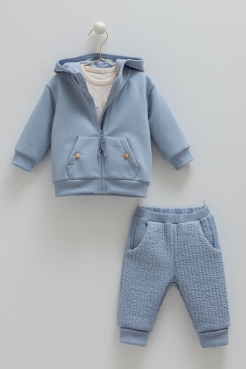 Caramell Animals Word Triple Set (03-24 Months Old) - Indigo Blue