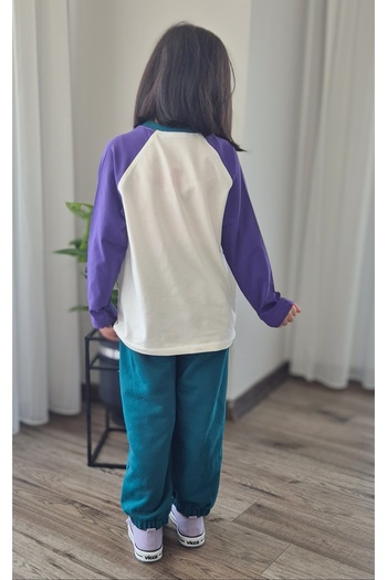 BALKABAĞI Mama Elephant Unisex 2-Piece Winter Children's Tracksuit Set