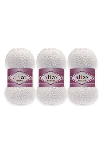 Alize Cotton Gold Yarn 3 Pieces